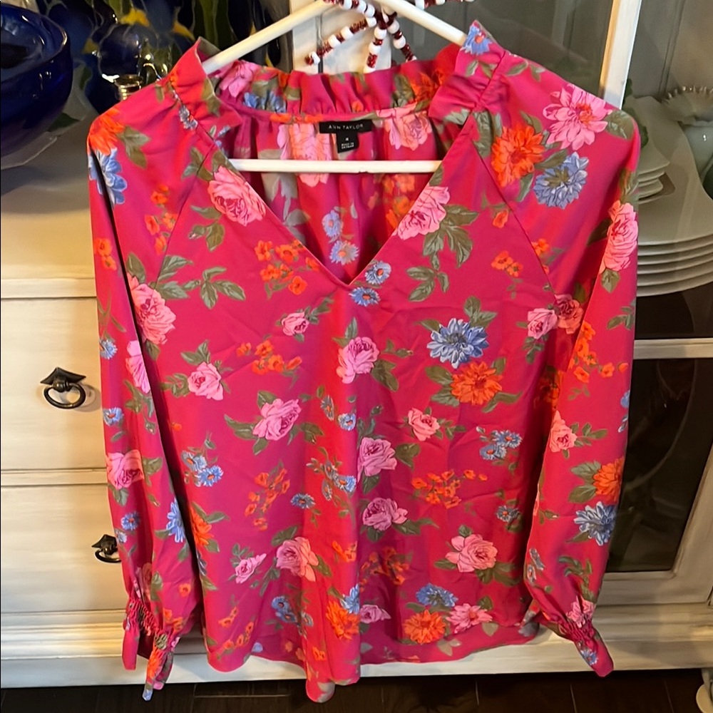 Floral Pink Blouse